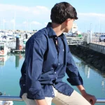 Camisa PATRIA de algodón ligero – Azul marino